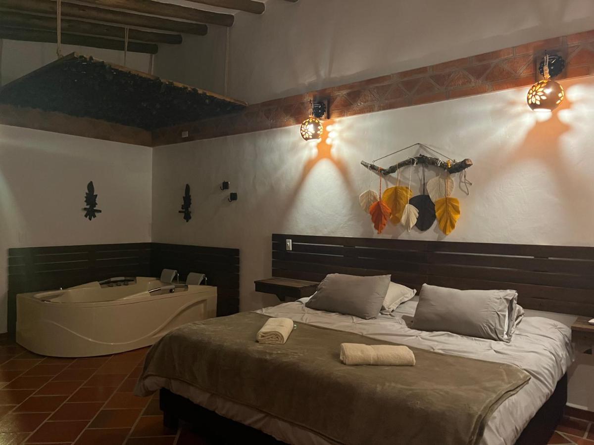 Hotel, Bungalows, Chalet Y Cabanas Aventura Park Villa De Leyva La Periquera מראה חיצוני תמונה
