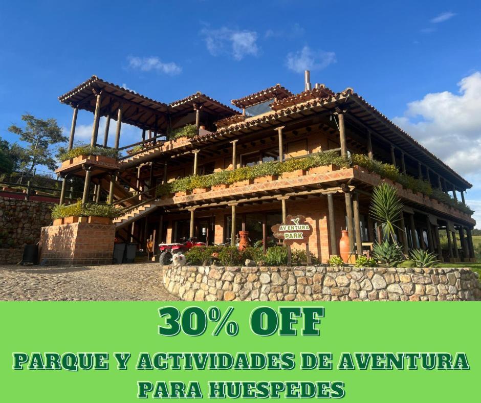 Hotel, Bungalows, Chalet Y Cabanas Aventura Park Villa De Leyva La Periquera מראה חיצוני תמונה